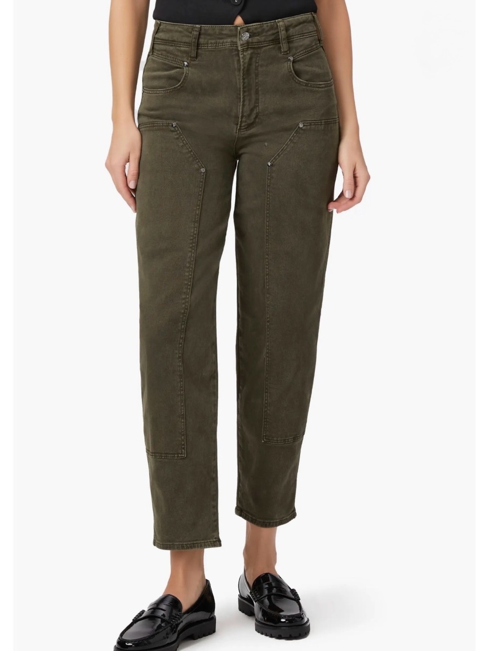 Paige Alexis Workwear High Waist Barrel Pants
